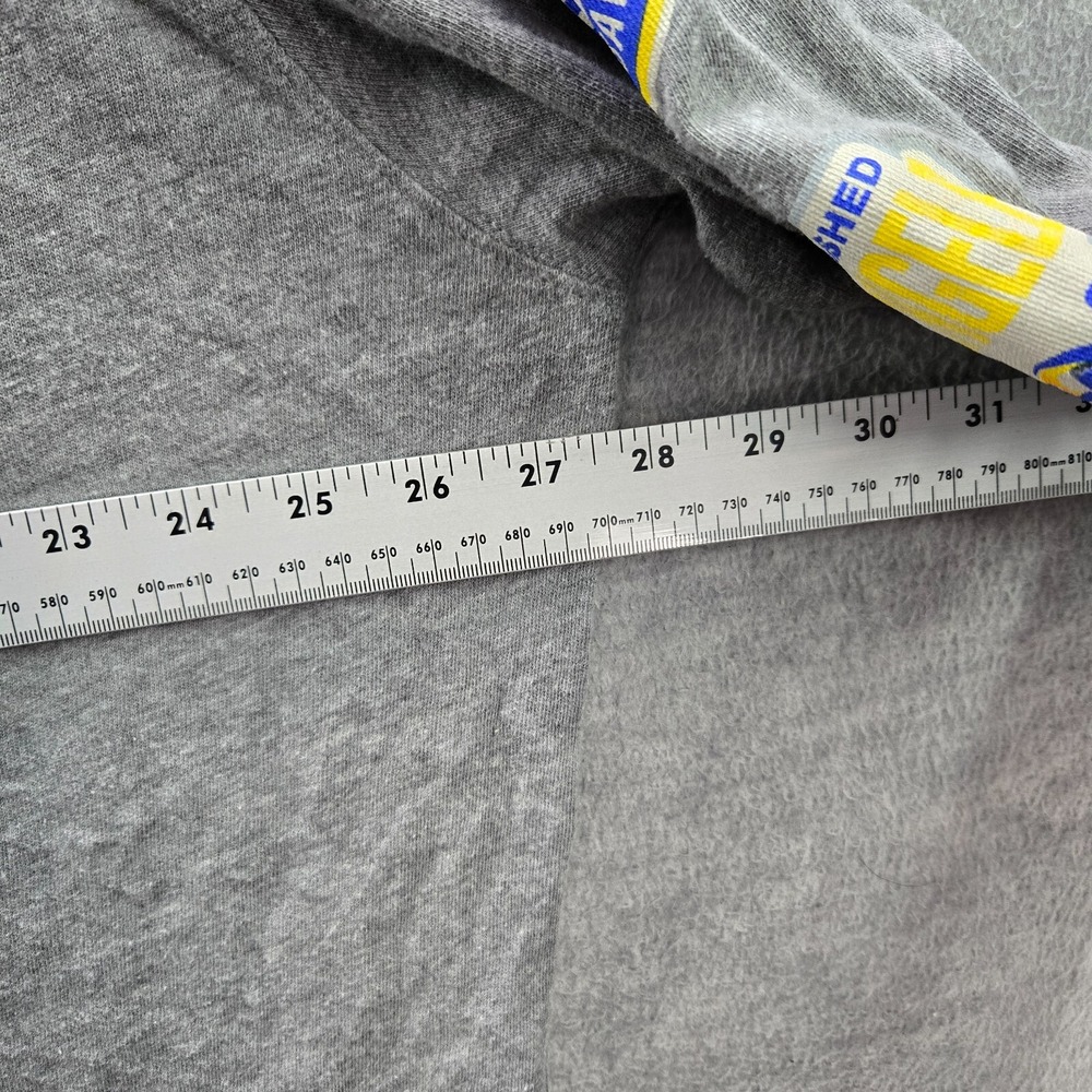 Los Angeles Rams Men Shirt 2XL Gray Logo Graphic Long Sleeve Pullover Tee - Picture 6 of 10